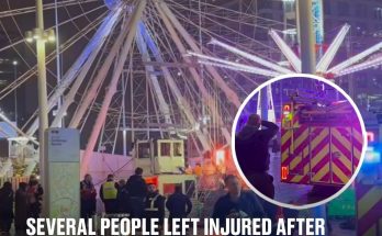 Several people left injured after Christmas fairground ride in Birmingham 'collapsed'