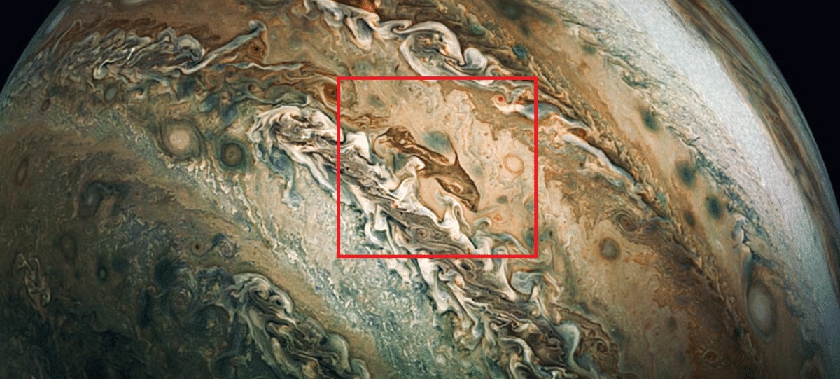 Worthy of a Science Fiction Movie: NASA’s Juno Probe Captures an Image of a Dolphin on Jupiter’s Surface