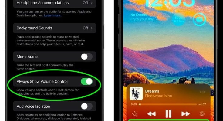 iOS 18.2: Bring Volume Slider Back to iPhone Lock Screen