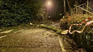 Storm Darragh red warning as 90mph winds spark ‘danger to life’ and ‘stay safe’ alert