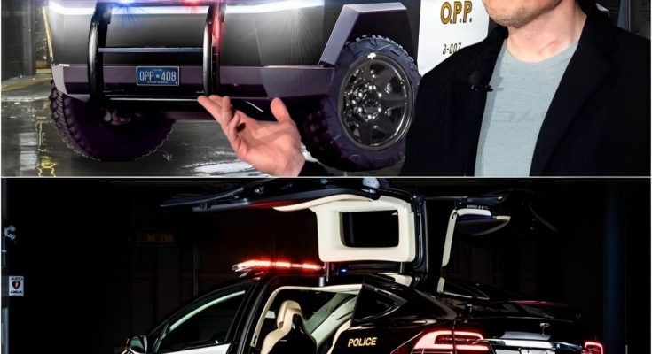 Elon Musk tapped for suggestion on Tesla Cybertruck as police car for Canadian law enforcement