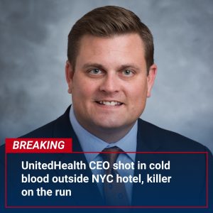 UnitedHealthcare CEO fatally shot outside Manhattan hotel, no arrests
