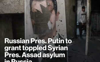 Syria live updates: Putin to give Assad asylum in Russia, Kremlin says