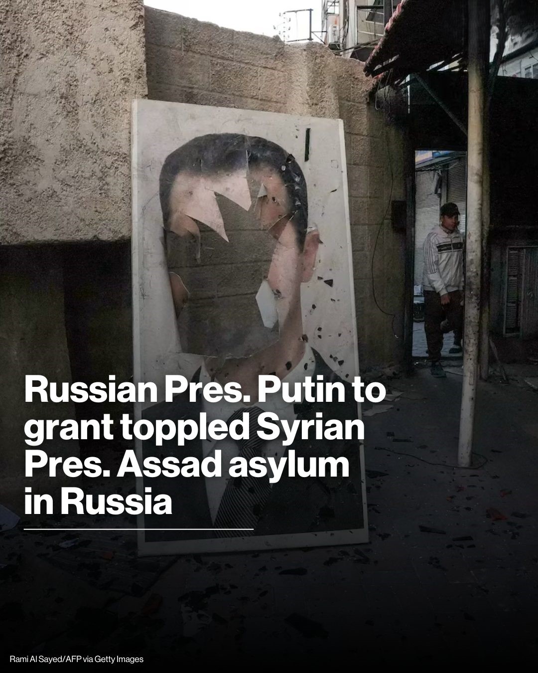 Syria live updates: Putin to give Assad asylum in Russia, Kremlin says