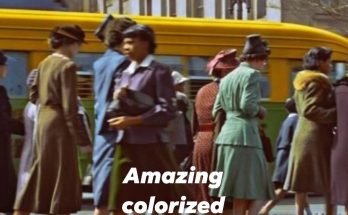 Amazing colorized photos that bring 1930s America to life
