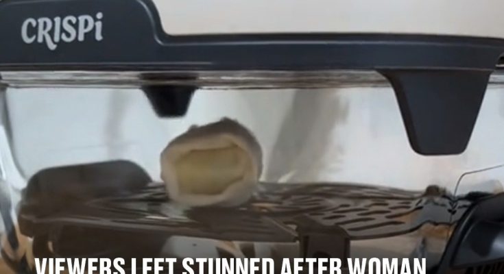 Viewers left stunned after woman reveals what food cooking inside an air fryer really looks like