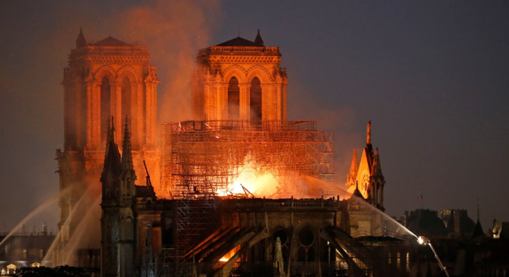 Hundreds evacuated after Paris' Eiffel Tower catches fire