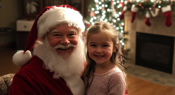 Mom Cries over Daughter's Question About Santa, Which Her Late Husband Played Every Year, Until Suddenly Santa Walks In – Story of the Day