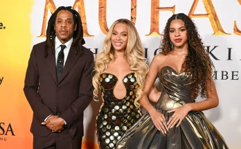 Jay-Z and Beyoncé join daughter Blue Ivy on red carpet after rapper is accused of sexual assault