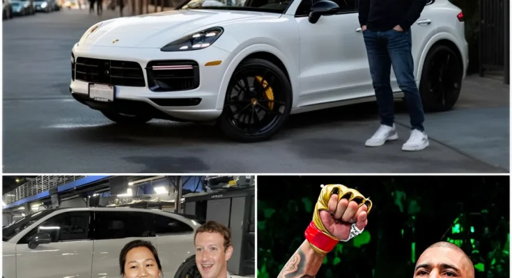Mark Zuckerberg Shocks the World by Using the Porsche He Bought for His Wife to Attend UFC 310