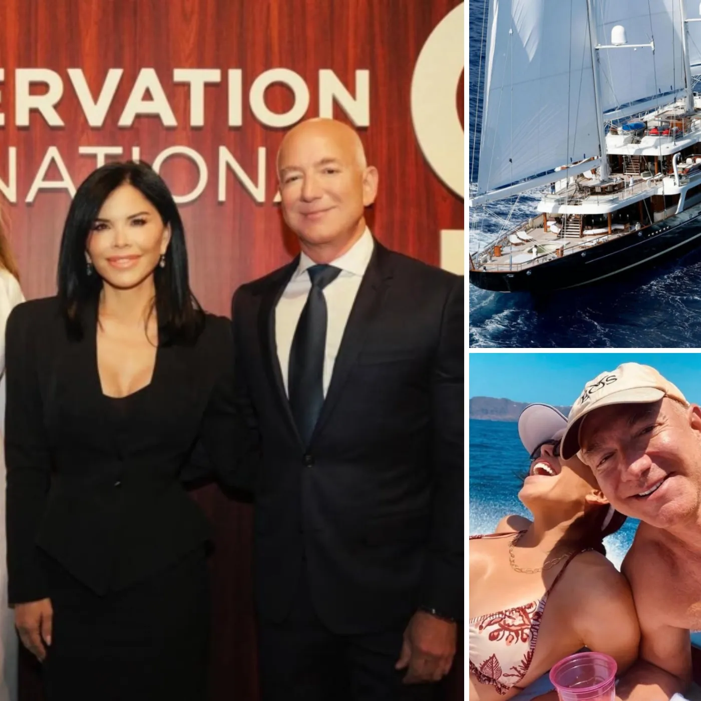 Jeff Bezos uses money donated to protect the environment to repair his super yacht.