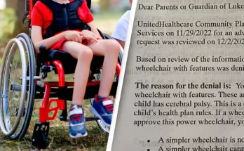 Health insurance company's letter denying child a wheelchair goes viral and people are outraged