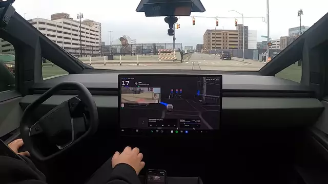 Footage showing Tesla Cybertruck running a red light leaves everyone divided