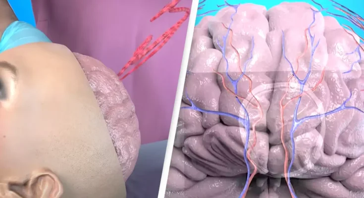 'Worst nightmare' simulation shows how woman got a 3-inch worm in her brain after eating vegetables