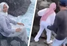 Chilling photo shows 18-year-old girl's final moments just before she's washed away to her death