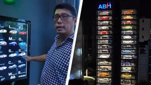 World’s most expensive vending machine is 15 storeys tall and uses robotic system to dispense cars