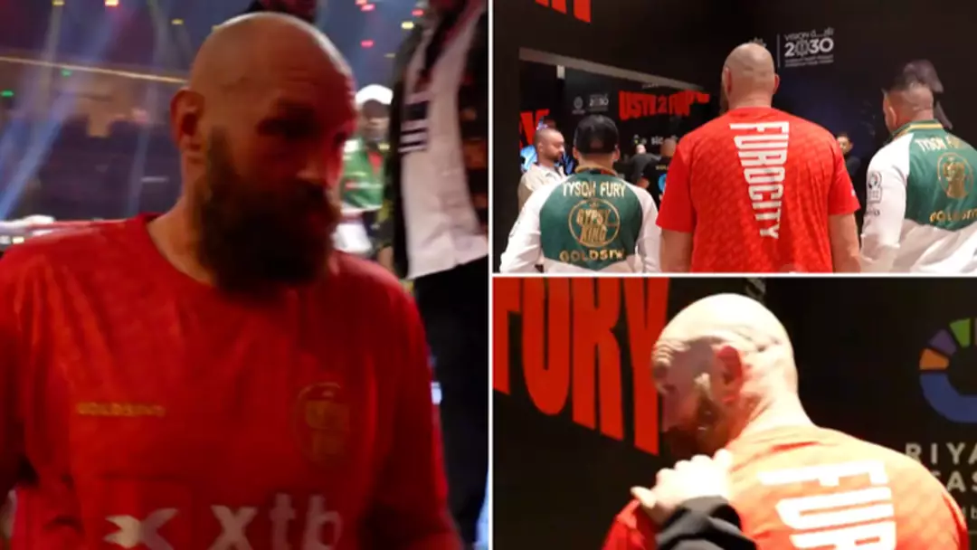 New backstage footage of Tyson Fury emerges after Oleksandr Usyk defeat and it doesn’t look good