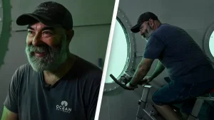Man who’s been living underwater for months reveals how the test could ‘change the way we think about human life’