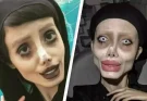 'Zombie Angelina Jolie' shares reason behind viral appearance after revealing real face following prison release