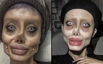 ‘Zombie’ Angelina Jolie Lookalike Shows Off Real Face After Release From Prison