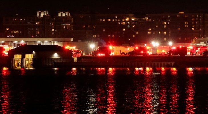 Passenger jet collides with helicopter while landing at Reagan Washington National Airport, FAA says