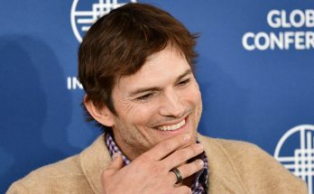 Ashton Kutcher, 46, and His 8-Year-Old Son Dimitri Make Rare Public Appearance at WWE Event in LA - Photos