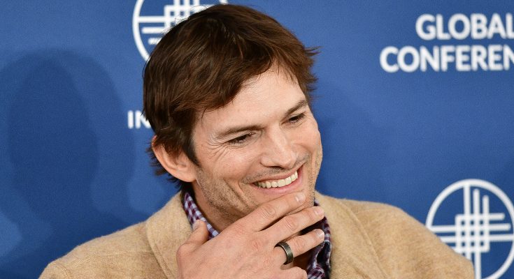 Ashton Kutcher, 46, and His 8-Year-Old Son Dimitri Make Rare Public Appearance at WWE Event in LA - Photos