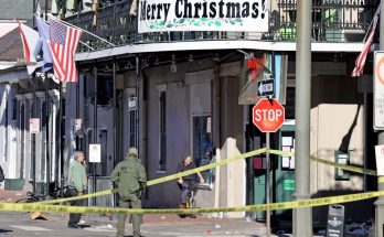 FBI confirms suspect in New Orleans terrorist attack which killed at least 10 people had ISIS flag as he is named