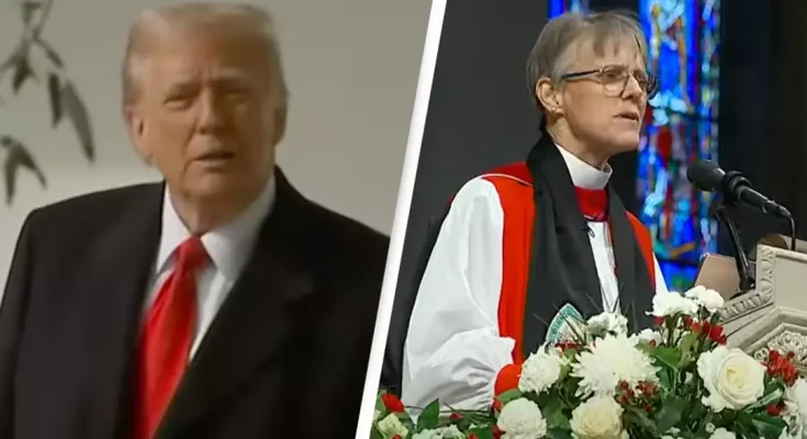 Trump gives cutting 5-word comment after Bishop asks him to 'have mercy' on LGBTQ+ people and migrants