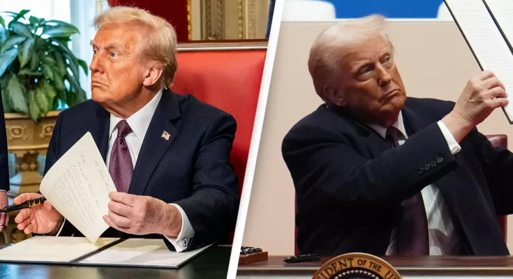 All executive orders Donald Trump has already signed just hours into presidency