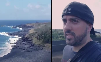 Man visits 'toxic' island where everyone has to 'carry gas mask' and a third of the island is off-limits