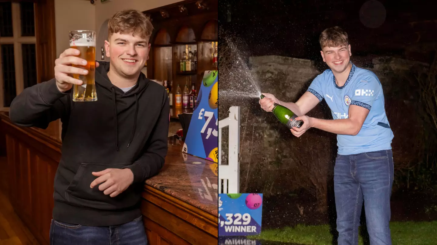 Girlfriend refuses to believe lad, 20, has won £7.5 million on Lottery and goes back to sleep
