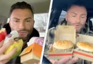 Competitive eater is eating McDonald's every day for 100 days to prove he 'doesn't gain weight'