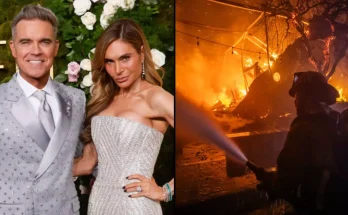 British celebrities who have been forced to evacuate their homes in the LA wildfires