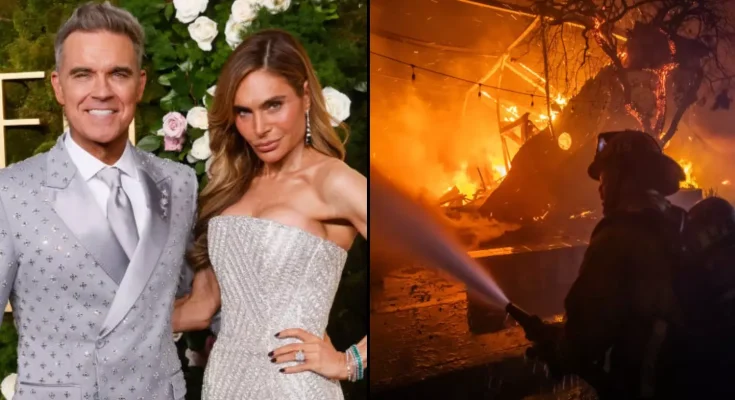 British celebrities who have been forced to evacuate their homes in the LA wildfires