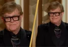 Elton John speaks out about losing his eyesight during Golden Globes speech