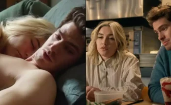 Florence Pugh and Andrew Garfield forced cameraman to turn away after they 'didn't hear cut' when filming sex scene