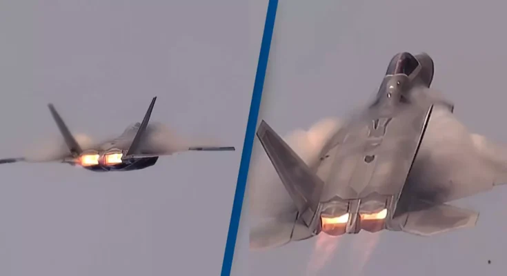 Footage captures fighter aircraft ‘activating its cloaking device’ and people have a lot to say about it
