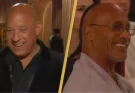 Viewers stunned as Vin Diesel calls out The Rock in ‘awkward’ moment at the Golden Globes