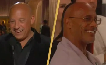 Viewers stunned as Vin Diesel calls out The Rock in ‘awkward’ moment at the Golden Globes