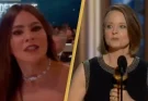 Viewers shocked at Sofía Vergara’s reaction as she loses Golden Globe to Jodie Foster