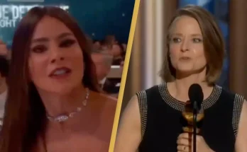 Viewers shocked at Sofía Vergara’s reaction as she loses Golden Globe to Jodie Foster