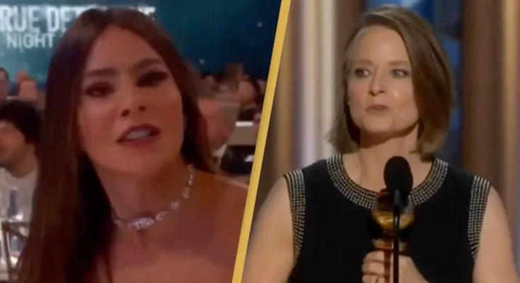 Viewers shocked at Sofía Vergara’s reaction as she loses Golden Globe to Jodie Foster