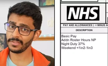 NHS doctor honestly breaks down payslip sharing full amount of money he makes per month