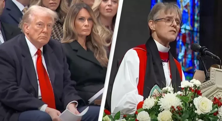 Body language expert breaks down Trump and JD Vance's reactions to Bishop asking them to 'have mercy' on LGBTQ+ people