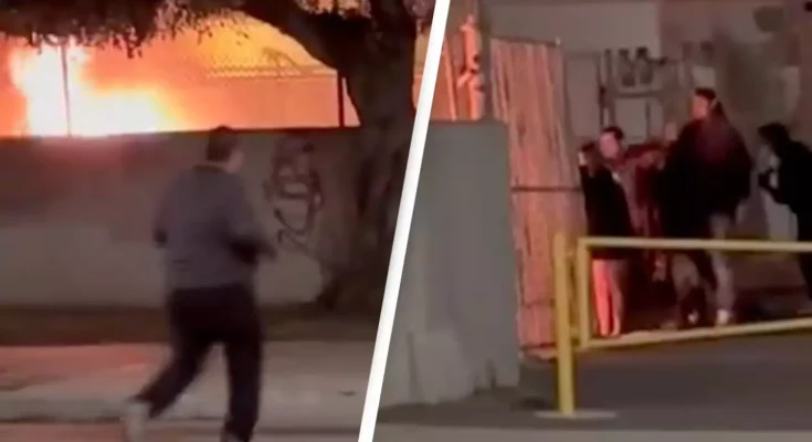 Shocking footage shows people 'intentionally lighting fires' in LA amid devastating wildfire crisis