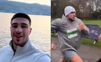 Tommy Fury addresses viral running video in which fans claim he nearly knocked over an older woman
