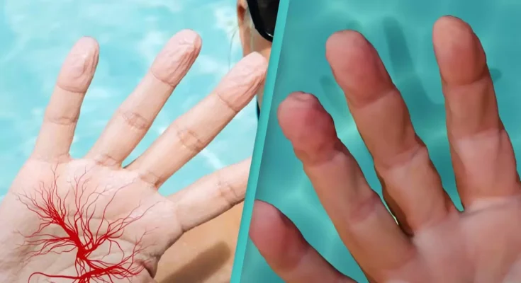 Bizarre simulation shows why fingers wrinkle when wet but it doesn't happen to everyone