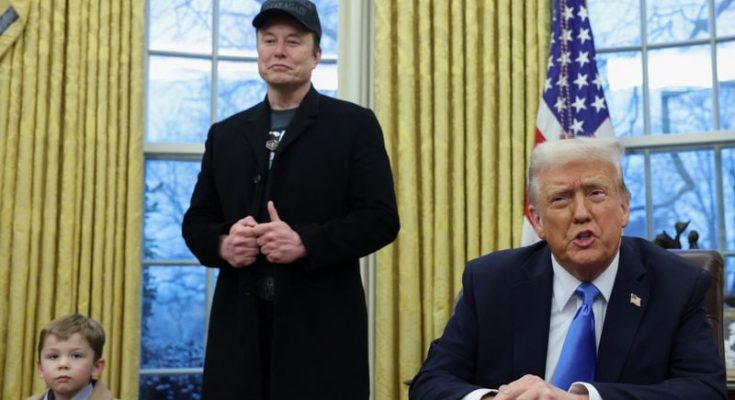 Trump Orders Plans for ‘Large Scale’ Work Force Cuts and Expands Musk’s Power