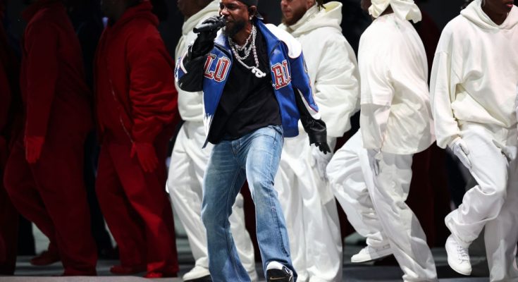 Fans think Kendrick Lamar made subtle dig at President Donald Trump during Super Bowl performance